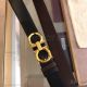 AAA Salvatore Ferragamo Replica Men's Leather Belt - Yellow Gold Gancini Buckle  (5)_th.jpg